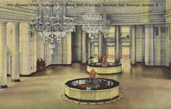 Mineral Water Dispensing Fountains, Saratoga Spa Postcard