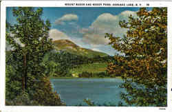 Mount Baker And Moody Pond, Saranac Lake Postcard