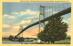 Thousand Islands International Bridge Postcard