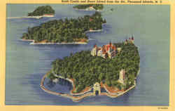 Boldt Castle And Heart Island From The Air Postcard