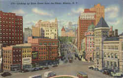 Lookingup State Street From The Plaza, Washington Park Postcard