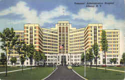 Veterans Administration Hospital Albany, NY Postcard Postcard