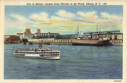 Port Of Albany Postcard