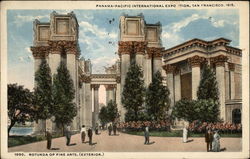 Rotunda of Fine Arts (Exterior) Postcard