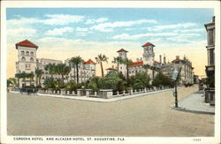 Cordova Hotel and Alcazar Hotel Postcard