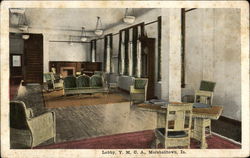 Lobby, Y.M.C.A Postcard