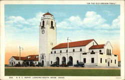 O.S.L. Depot, Looking South Boise, ID Postcard Postcard