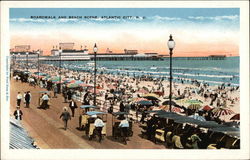 Boardwalk and Beach Postcard