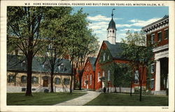 Home Moravian Church Winston-Salem, NC Postcard Postcard