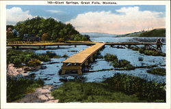 Giant Springs Postcard