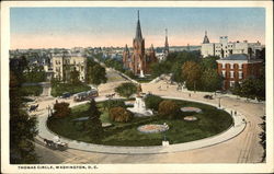 Thomas Circle Washington, DC Washington DC Postcard Postcard