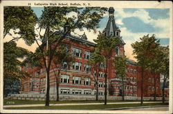 Lafayette High School Postcard