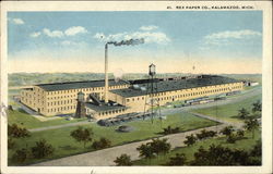 Rex Paper Co Kalamazoo, MI Postcard Postcard