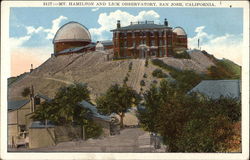 Mt. Hamilton and Lick Observatory San Jose, CA Postcard Postcard