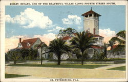 Sibley Estate, One of the Beautiful Villas along Fourth Street South Postcard