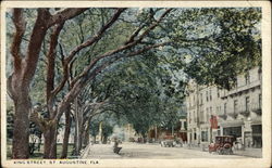 Looking Along King Street Postcard