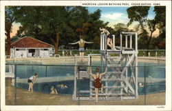 American Legion Bathing Pool Postcard