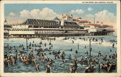 In the Surf Galveston, TX Postcard Postcard