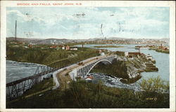 Bridge and Falls Postcard