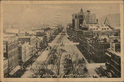 King St. Looking East Hamilton, ON Canada Ontario Postcard Postcard