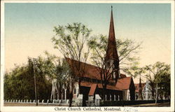 Christ Church Cathedral Montreal, QC Canada Quebec Postcard Postcard