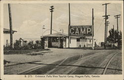 Falls View Tourist Camp - Entrance Niagara Falls, ON Canada Ontario Postcard Postcard