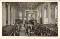 The Main Banking Room, Hibernia Bank & Trust Company New Orleans, LA Postcard Postcard