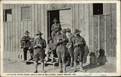 Letters from Home Are Always Welcome Fort Meade, MD Postcard Postcard