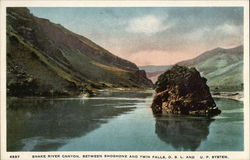 Snake River Canyon Postcard