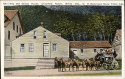 The Old Willey House, White Mts Crawford Notch, NH Postcard Postcard