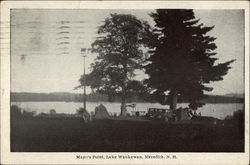 Mayo's Point, Lake Waukewan Meredith, NH Postcard Postcard