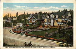 Portland Heights Oregon Postcard Postcard