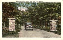 North Entrance to Devils Lake State Park Baraboo, WI Postcard Postcard