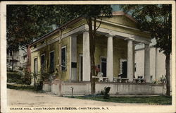 Grange Hall, Chautauqua Institution New York Postcard Postcard