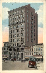 Utica City National Bank Postcard