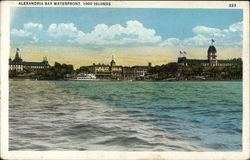 Alexandria Bay Waterfront Thousand Islands, NY Postcard Postcard