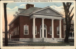 Historical Museum and Wood Library Postcard