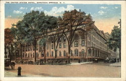 The United States Hotel Saratoga Springs, NY Postcard Postcard