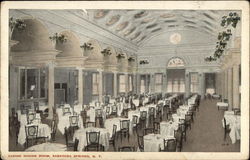 Casino Dining Room Postcard