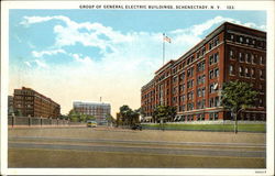 Group of General Electric Buildings Postcard