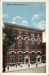 Masonic Temple Syracuse, NY Postcard Postcard