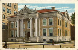 Public Library Postcard