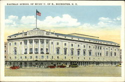 Eastman School of Music U. of R Rochester, NY Postcard Postcard