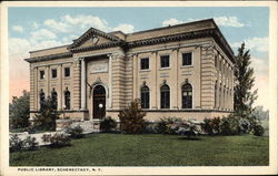 Public Library Postcard