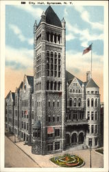 City Hall Syracuse, NY Postcard Postcard