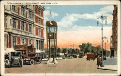 Fifth Avenue at 57th Street Postcard