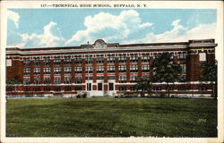 Technical High School Postcard