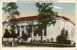 Historical Society Building, Delaware Park Postcard