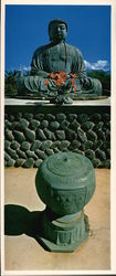 Serene Bronze Buddha Kamakura, Japan Large Format Postcard Large Format Postcard