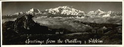 Greetings from the Distillery: Sikkim India Large Format Postcard Large Format Postcard